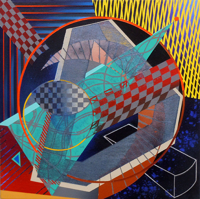 Bismarck I, Acrylic on Canvas, 12" x 12"